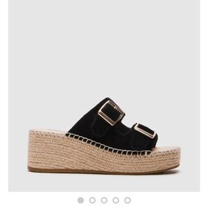 Steve Madden Lizner Black Suede size 7 - marked down from $54 SALE